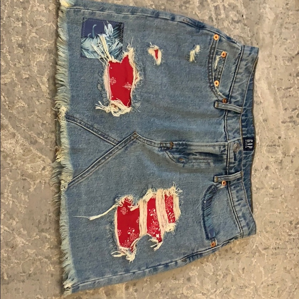 Gap Jean skirt
